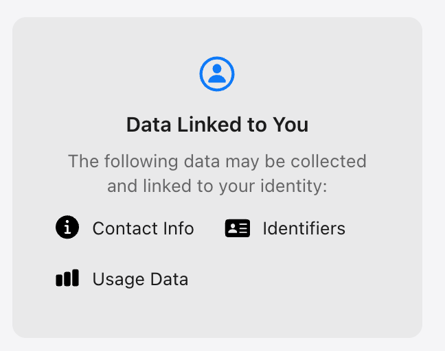 App Store Privacy Badge